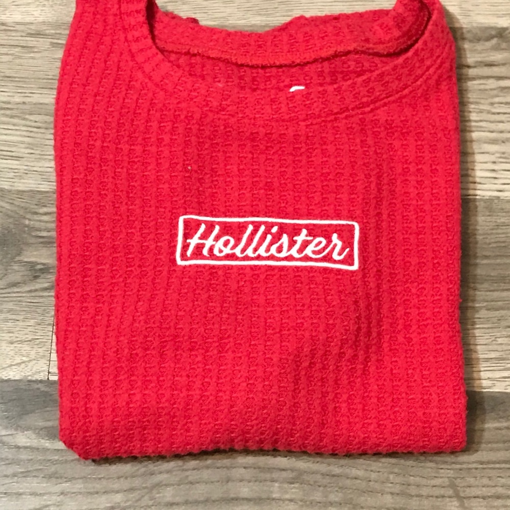 Red hollister top